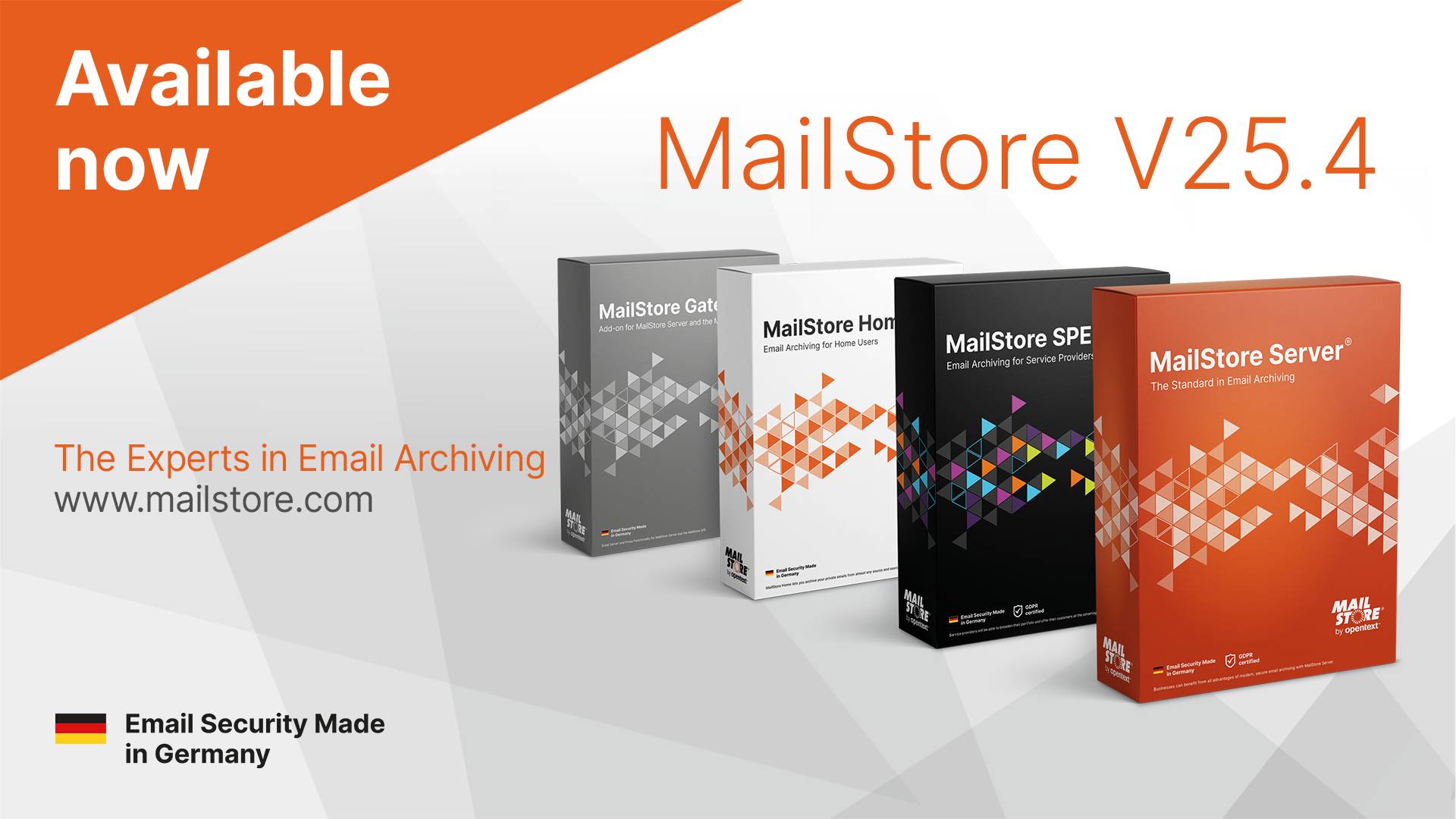 MailStore Sürüm 25.4 - Microsoft Exchange Server SE Desteği ve Geliştirilmiş Uyumluluk Özellikleri